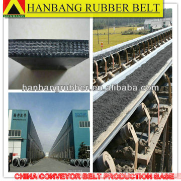 black fabric heavy duty rubber conveyor belt PVC680S